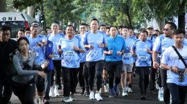 Antusiasme masyarakat Jawa Barat memadati ajang AHY Run 2025 yang digelar di Kota Bandung. (dok. rentak.id)