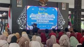 Gema Berbaris launching digelar di Pendopo Kabupaten Lumajang (foto. atz)