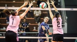 Juara bertahan Petrokimia Gresik Pupuk Indonesia tampil dominan di laga pamungkas putaran pertama Final Four Livoli Divisi Utama 2025 sektor putri. 