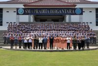 Menko AHY saat menghadiri peresmian Sekolah Garuda di SMA Pradita Dirgantara, Yogyakarta. (dok. rentak.id)