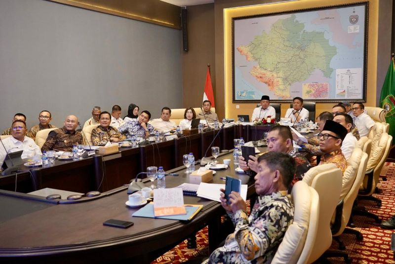 Menteri ATR-BPN, Nusron Wahid dalam pemaparannya (dok. renta.id)