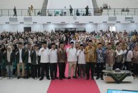 Menteri Nusron saat menghadiri Penerjunan KKN Tematik Ekoteologi dan Pertanahan UIN K.H. Abdurrahman Wahid Pekalongan. (dok atr)