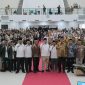 Menteri Nusron saat menghadiri Penerjunan KKN Tematik Ekoteologi dan Pertanahan UIN K.H. Abdurrahman Wahid Pekalongan. (dok atr)
