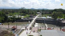 optimaliasasi fungsi Sabo Dam Menayu di Sungai Pabelan, Kabupaten Magelang,. (dok. pu)