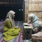 Aurelia Shafa Az Zahra Calista Anam, siswi kelas XII, yang berhasil menyelesaikan hafalan Al-Qur’an 30 Juz dalam waktu 2 tahun 7 bulan. (Foto. atz)