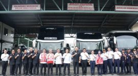 Dirjen Aan di Pool PO Sinar Jaya, Bekasi (dok. rentak.id)