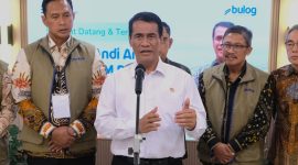 Menteri Pertanian Andi Amran Sulaiman nasional dalam Rapat Kerja Perum Bulog yang digelar di Jakarta. (dok. rentak.id)