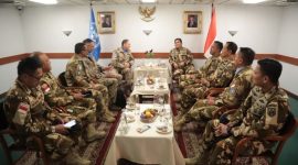Kasal Laksamana TNI Dr. Muhammad Ali melaksanakan serangkaian pertemuan bilateral dengan pimpinan angkatan bersenjata negara sahabat serta jajaran UNIFIL. (dok. rentak.id)