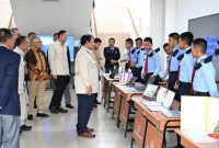 AHY dalam peresmian SMA Taruna Nusantara Kampus Malang oleh Presiden Republik Indonesia Prabowo Subianto. (dok. rentak.id)