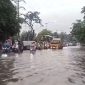 Banjir di Daan Mogot, Jakarta barat (Tangkapan layar TMC Polda Metro Jaya)
