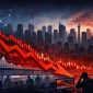 Ilustrasi Koreksi tajam Indeks Harga Saham Gabungan (dibikin oleh ai - rentak.id)