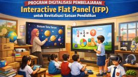 Ilustrasi pengadaan barang dan jasa masyarakat untuk sekolah. (ilustrasi oleh ai -rentak.id)