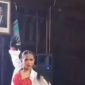 Penampilan atlet dancesport dalam ajang KONI Award di Pendapa Kudus yang viral. (foto. ist)