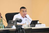 Wakil Menteri ATR Wakil Kepala BPN, Ossy Dermawan, dalam Rapat Tingkat Menteri Pembangunan Sekolah Terintegrasi. (dok. rentak.id)