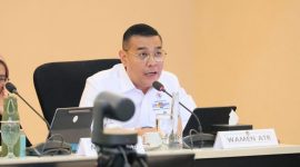 Wakil Menteri ATR Wakil Kepala BPN, Ossy Dermawan, dalam Rapat Tingkat Menteri Pembangunan Sekolah Terintegrasi. (dok. rentak.id)