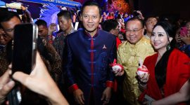 AHY dalam Perayaan Tahun Baru Imlek 2577 Partai Demokrat (dok. rentak.id)