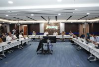 Bulog rapat koordinasi pengendalian inflasi dan distribusi pangan strategis yang melibatkan Perumda Pasar Jaya, Dinas PPKUKM Provinsi DKI Jakarta. (dok. rentak.id)