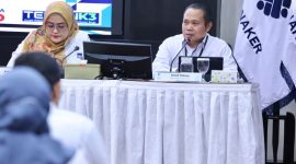 Dirjen Pembinaan Pengawasan Ketenagakerjaan dan Keselamatan dan Kesehatan Kerja Kemnaker, Ismail Pakaya (dok. rentak.id)