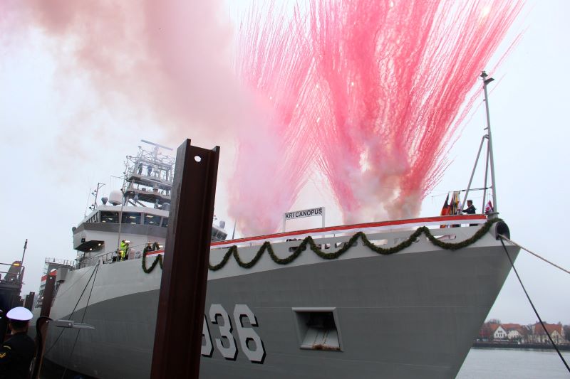 KRI Canopus-936 resmi perkuat armada TNI AL (dok. dispenal)