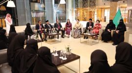 Megawati Soekarnoputri, Doktor Honoris Causa, Princess Naurah University, PNU Riyadh, Arab Saudi, PDIP, Puan Maharani, Mahasiswi Indonesia (dok.pdip)
