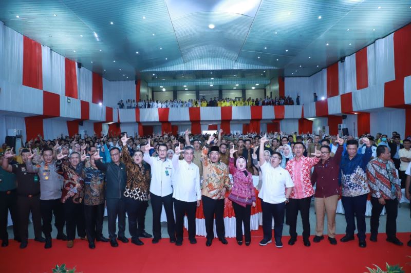 Menaker Yassierli di Kabupaten Lahat (dok. kemaker)