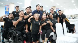 Menpora RI Erick Thohir kunjungannya ke Paralympic Training Center Indonesia di Karanganyar. (dok. kemenpora)