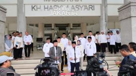 Menteri Nusron Wahid dan Gubernur Pramono Anung (dok. rentak.id)