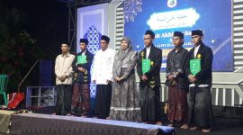 Pondok Pesantren Khomsani Nur Klanting menggelar Haflah Imtihan Akhirussanah (foto. atz )