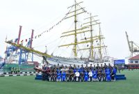 Kasal Laksamana TNI Dr. Muhammad Ali KRI lepas Bima Suci. (dok. dispenal)