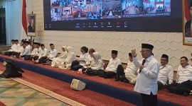 Mendikdasmen Abdul Mu'ti menegaskan bahwa halal bihalal asli tradisi Indonesia (foto.lazir)