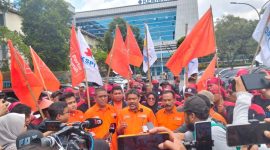 Said Iqbal saat memberikan keterangan pers. (Dok. Pribadi) 