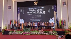Senator RI Sumatera Barat, Irman Gusman, menghadiri Silaturahmi Idulfitri 1447 H yang diselenggarakan Pimpinan Pusat Muhammadiyah (dok. rentak)