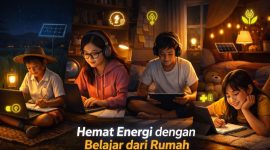 penerapan pembelajaran jarak jauh (ilustrasi dibikin ai - rentak id) -
