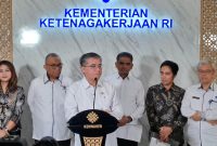 Menteri Ketenagakerjaan Yassierli resmikan soal WFH (foto.lazir)