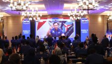 AHY saat memberikan arahan dalam Musda IV Partai Demokrat Provinsi Jawa Tengah yang digelar di Hotel Tentrem. (dok.ist)