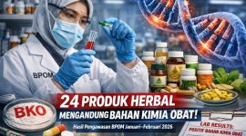BPOM menemukan puluhan produk obat tradisional dan suplemen kesehatan yang mengandung Bahan Kimia Obat (BKO) berbahaya (ilustrasi dibikin oleh ai - rentak.id)