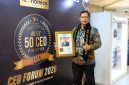 Direktur Utama Perum BULOG, Letnan Jenderal TNI (Purn) Dr. Ahmad Rizal Ramdhani, meraih penghargaan Indonesia Best 50 CEO Awards 2026 (dok. bulog)