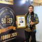 Direktur Utama Perum BULOG, Letnan Jenderal TNI (Purn) Dr. Ahmad Rizal Ramdhani, meraih penghargaan Indonesia Best 50 CEO Awards 2026 (dok. bulog)