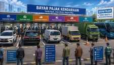 Ilustrasi bayar pajak kenderaan (dibikin oleh ai -rentak.id)