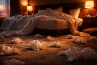 Ilustrasi tisu-tisu sebagai bukti alat persidangan (ilustrasi bikin ai - rentak.id)