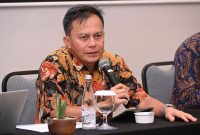 Kepala Badan Kebijakan Pendidikan Dasar dan Menengah (BKPDM), Toni Toharudin dalam taklimat media (dok. kemendidasmen)