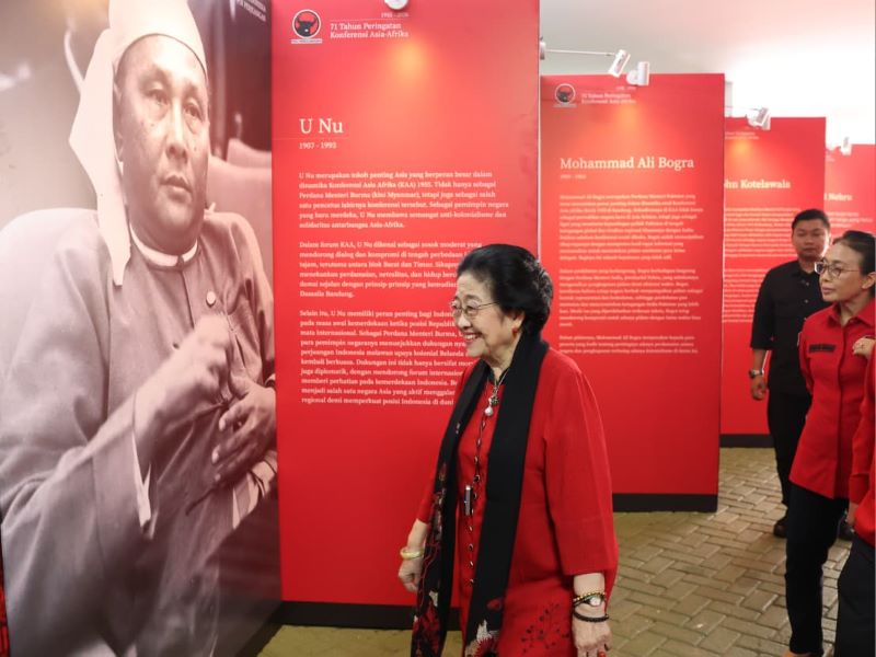 Megawati Soekarnoputri menghadiri acara peringatan 71 tahun Konferensi Asia Afrika (KAA) 1955 (dok. pdip)