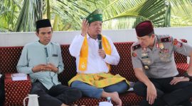 Menteri ATR-BPN Nusron Wahid dalam kegiatan silaturahim dan ceramah keagamaan bersama Abdul Somad (foto. atr-bpn)