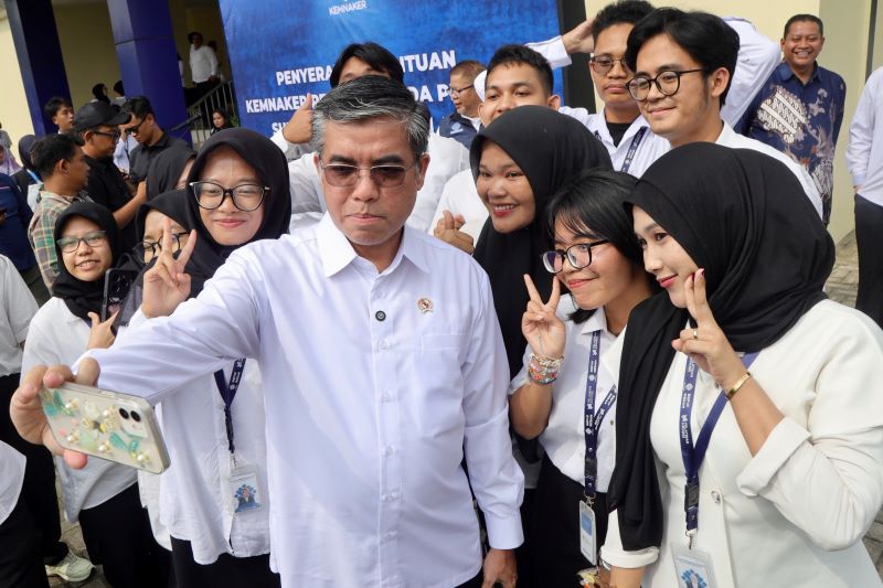 Menteri Ketenagakerjaan, Yassierli, di BBPVP Medan (dok. kemnaker)