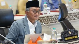 Menteri PU Dody Hanggodo saat Raker dengan Komisi V DPR (dok pu)