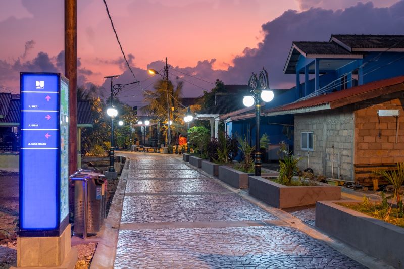 Suasana di Pulau Penyengkat, Riau (dok. pu)