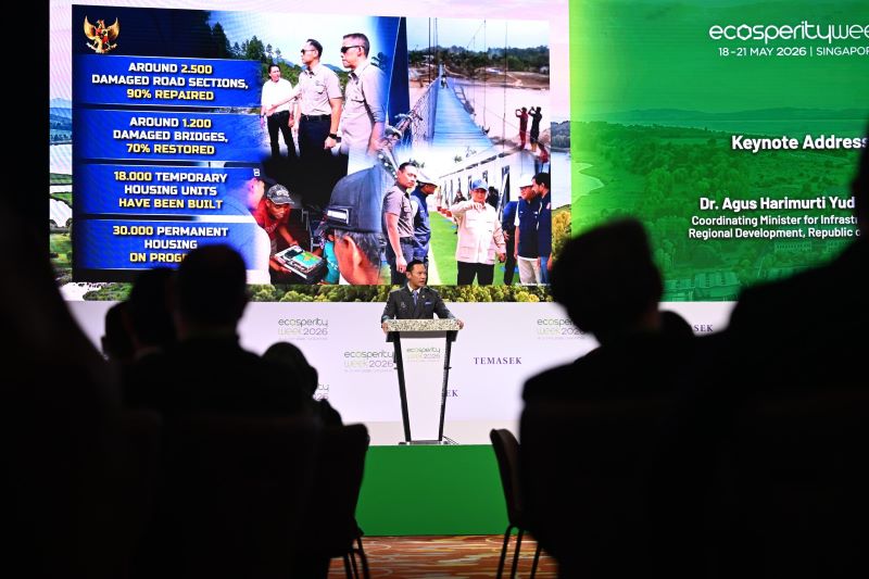 AHY menghadiri forum internasional Ecosperity Week 2026 (foto. ist)