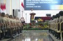 Menko Polkam Jenderal TNI (Purn.) Djamari Chaniago di hadapan para calon perwira Polri (dok. polkam)
