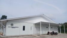 Penampakan pembangunan Satuan Pelayanan Pemenuhan Gizi Bnagka (foto. pu)