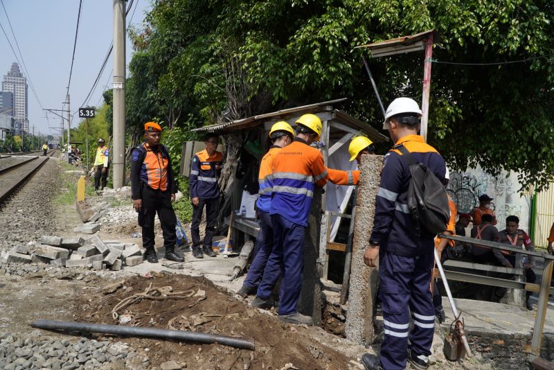 Penutupan perlintasan sebidang di wilayah Jabodetabek (foto. istimewa)